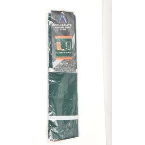 Miami Hurricanes 28x40 Banner [NEW] NCAA Flag Yard House Sign